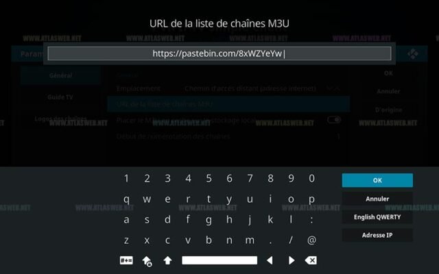 configurer kodi iptv